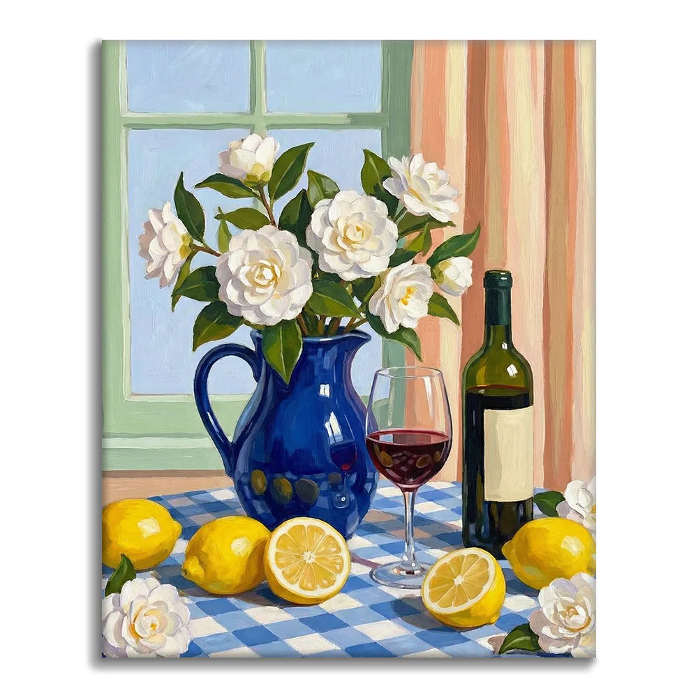 A Cozy Table - Paint by Numbers