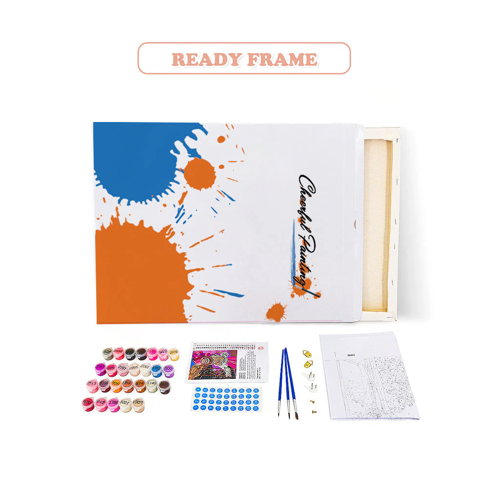 A row of roses - Paint by Numbers - Image 8