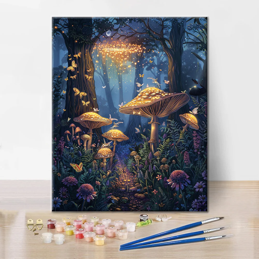 Mushroom - Paint by Numbers - Image 2