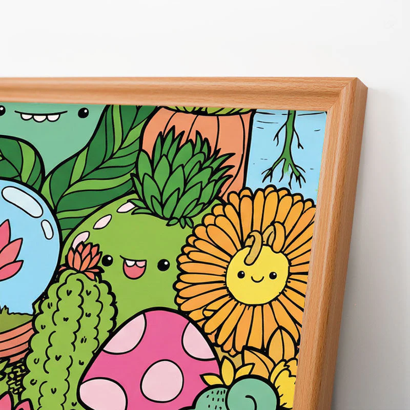 Botanical Paradise - Wooden Coloring Puzzle - Image 4