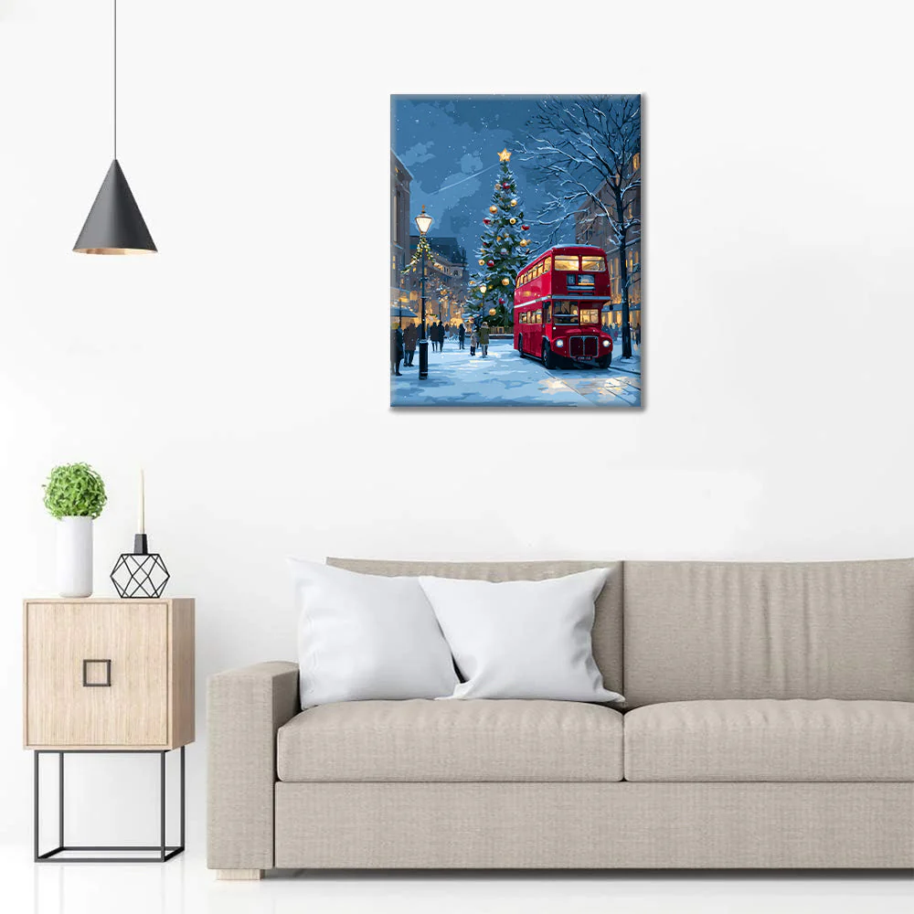 Christmas Ride - Paint by Numbers - Image 3