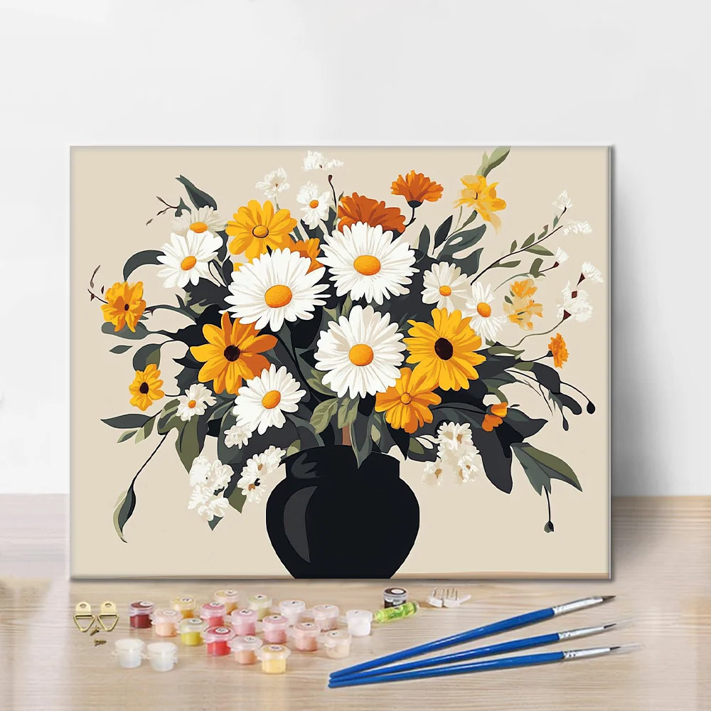 Golden Harmony - Paint by Numbers - Image 2