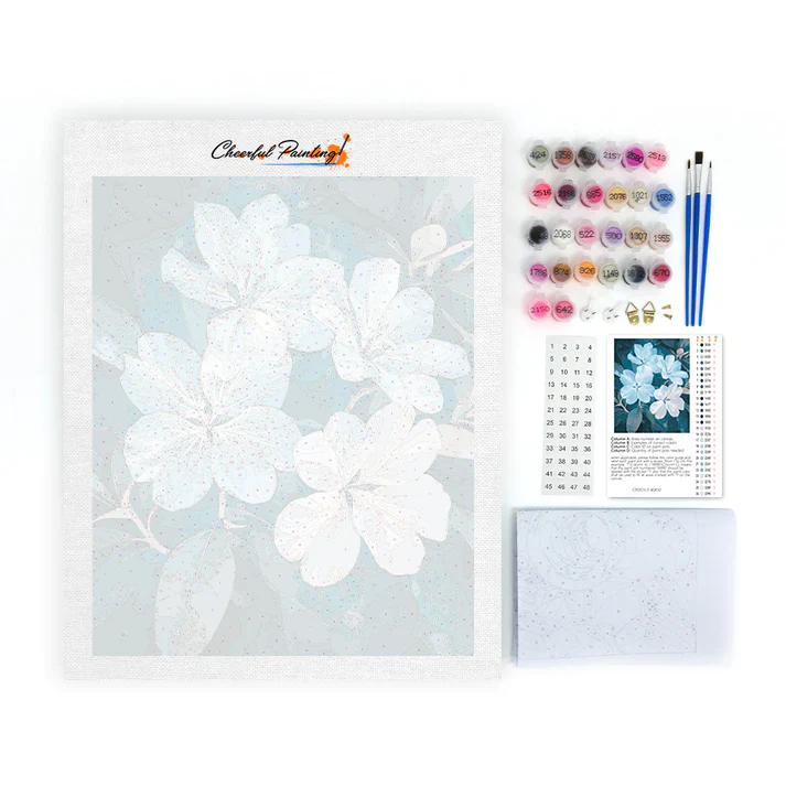 Bioluminescent Flowers - Paint by Numbers - Image 4
