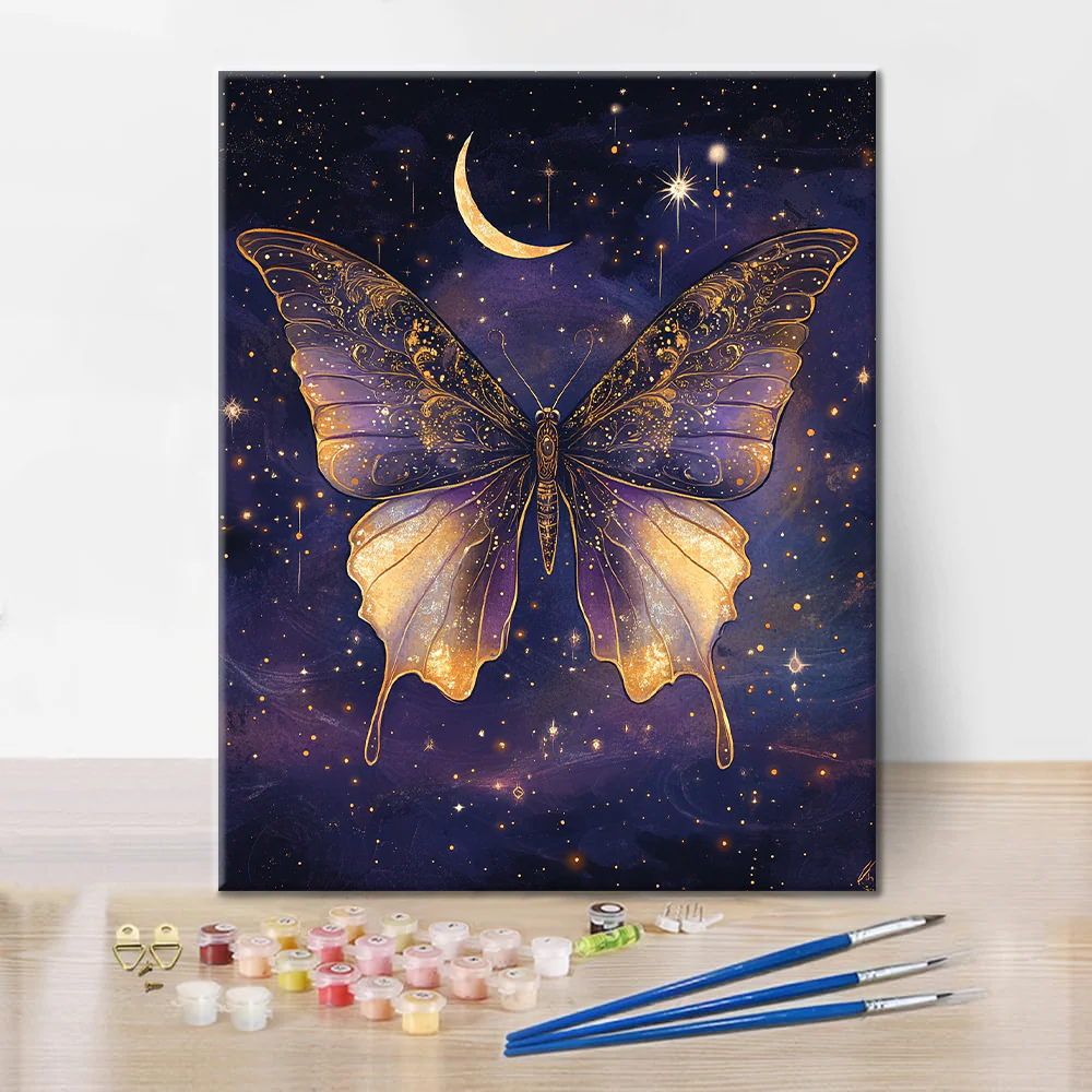 Moonlit Wings - Paint by Numbers - Image 2