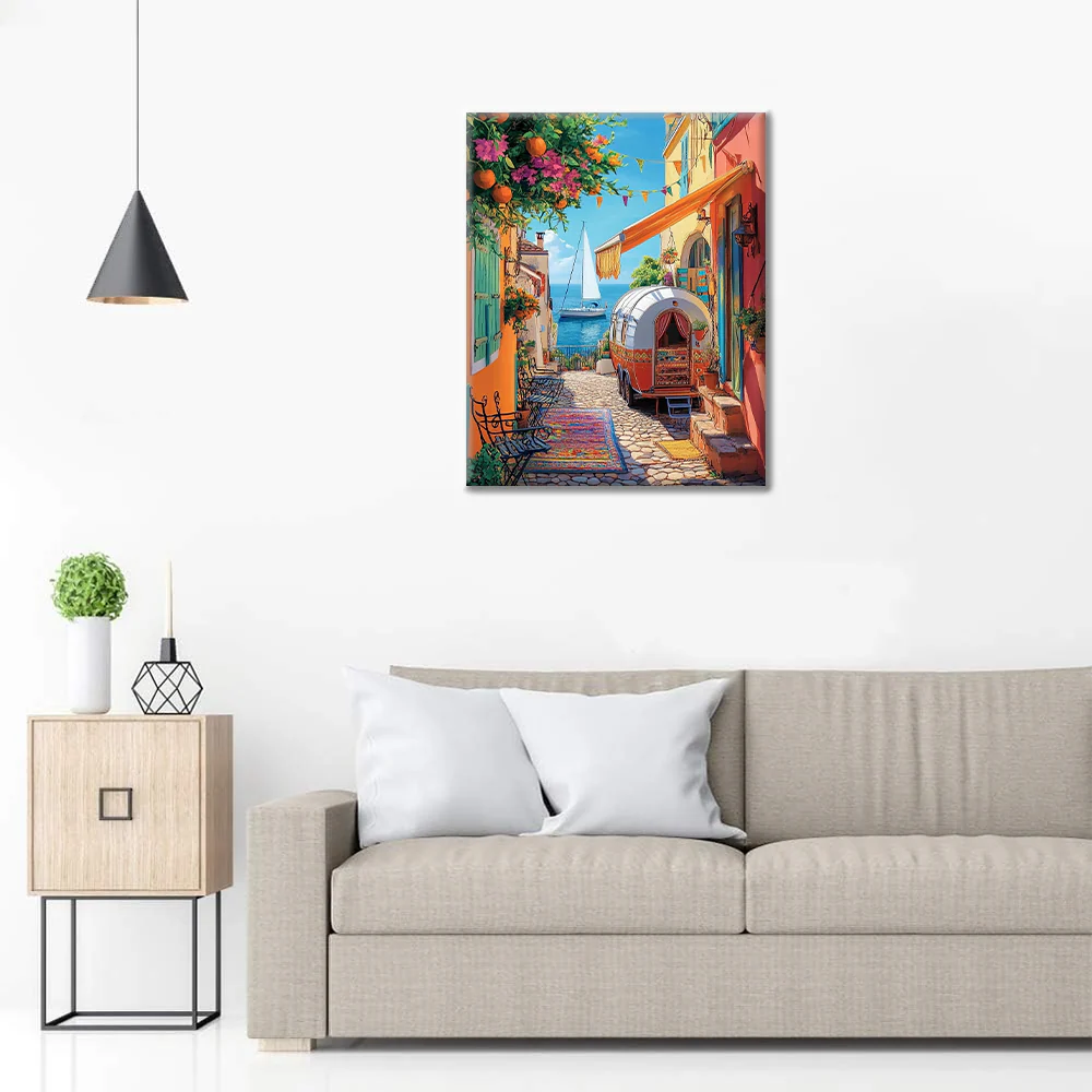 Seaside - Paint by Numbers - Image 3