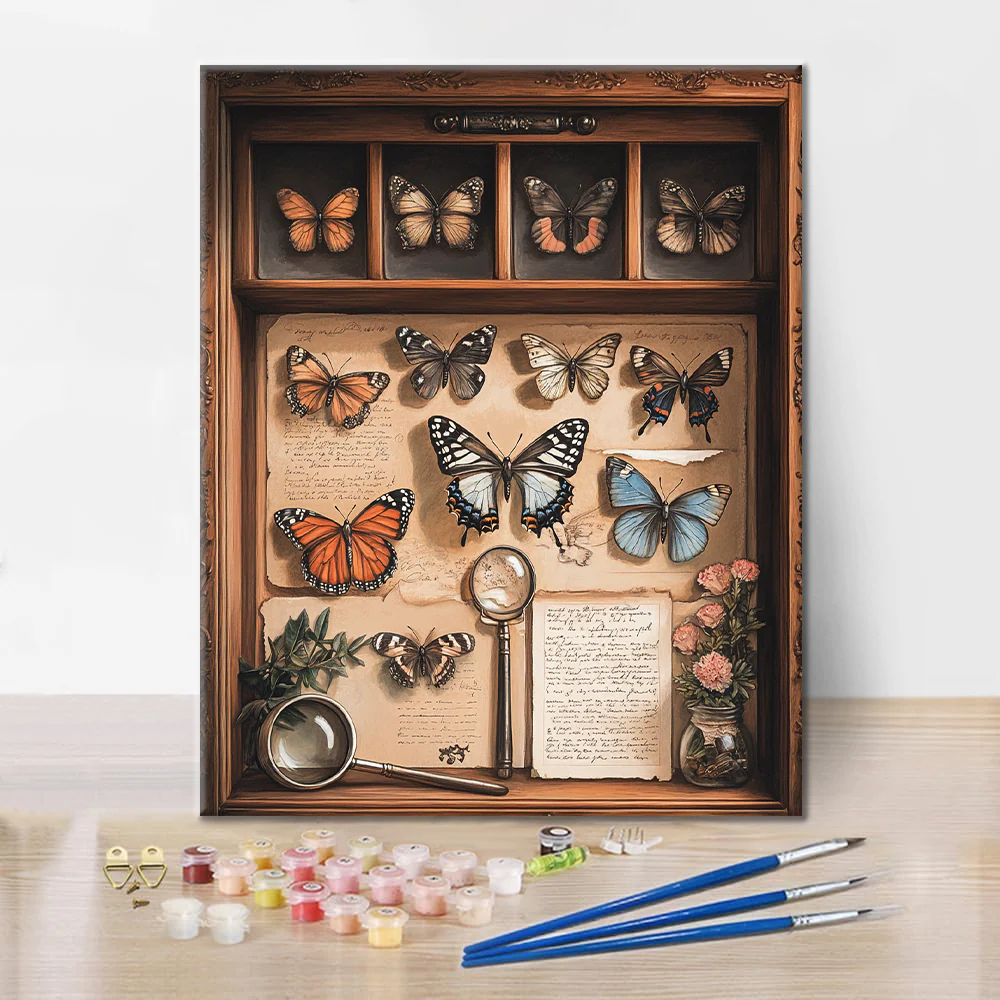 The Butterfly Curator - Paint by Numbers - Image 2