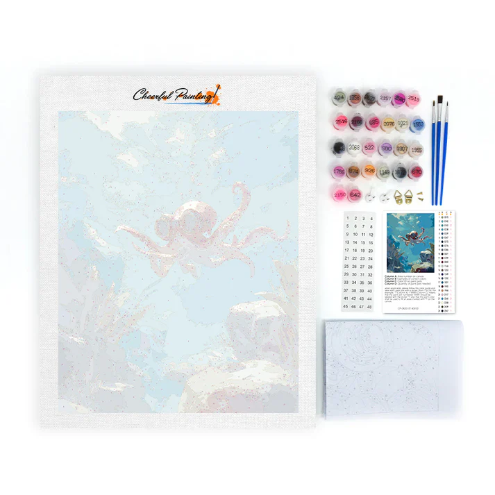 Adventure Octopus - Paint by Numbers - Image 4