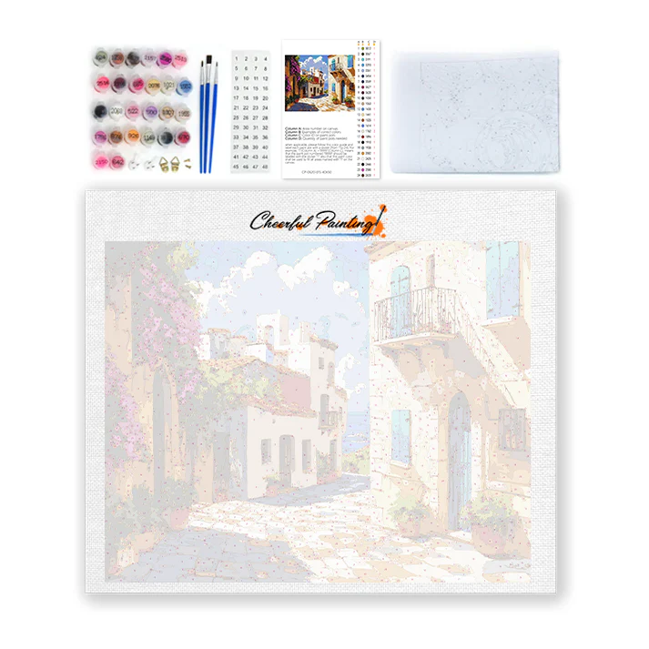 Coastal Lane - Paint by Numbers - Image 4