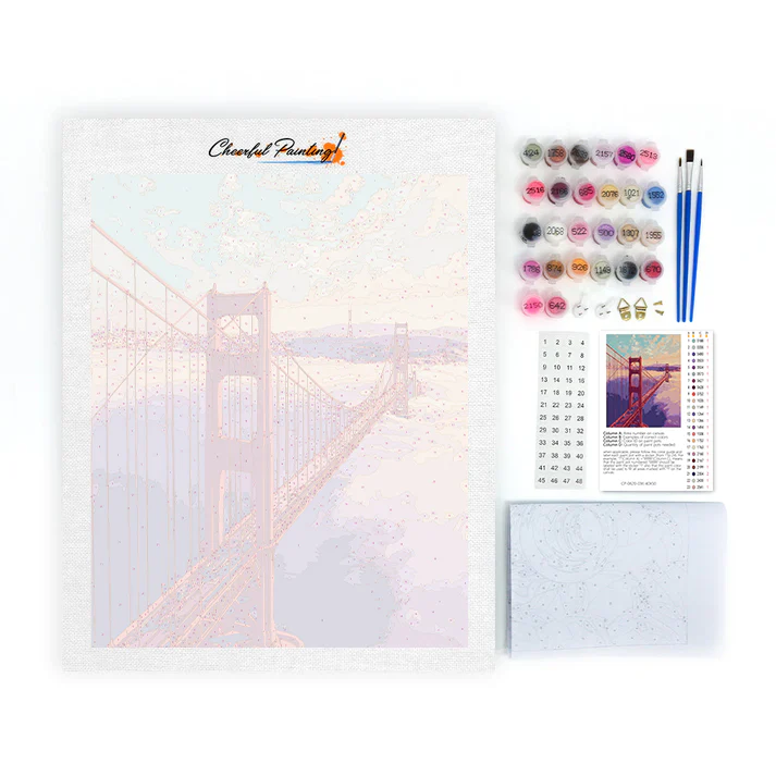 Golden Gate Bridge - Paint by Numbers - Image 4