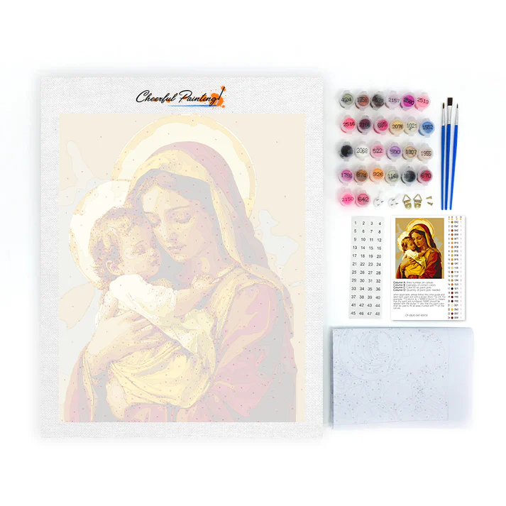 Holy Embrace - Paint by Numbers - Image 4