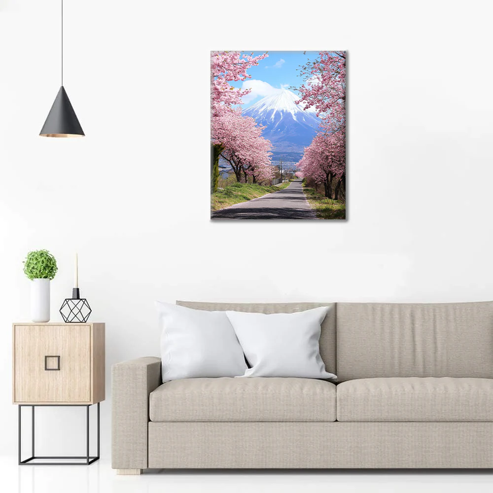 Mountain of Petals - Paint by Numbers - Image 3