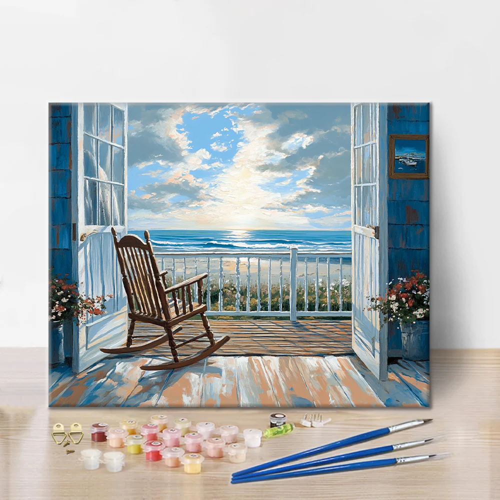 Seaside Rest - Paint by Numbers - Image 2
