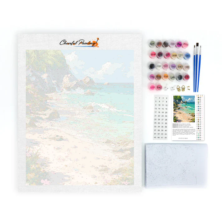 Colorful Coast - Paint by Numbers - Image 4