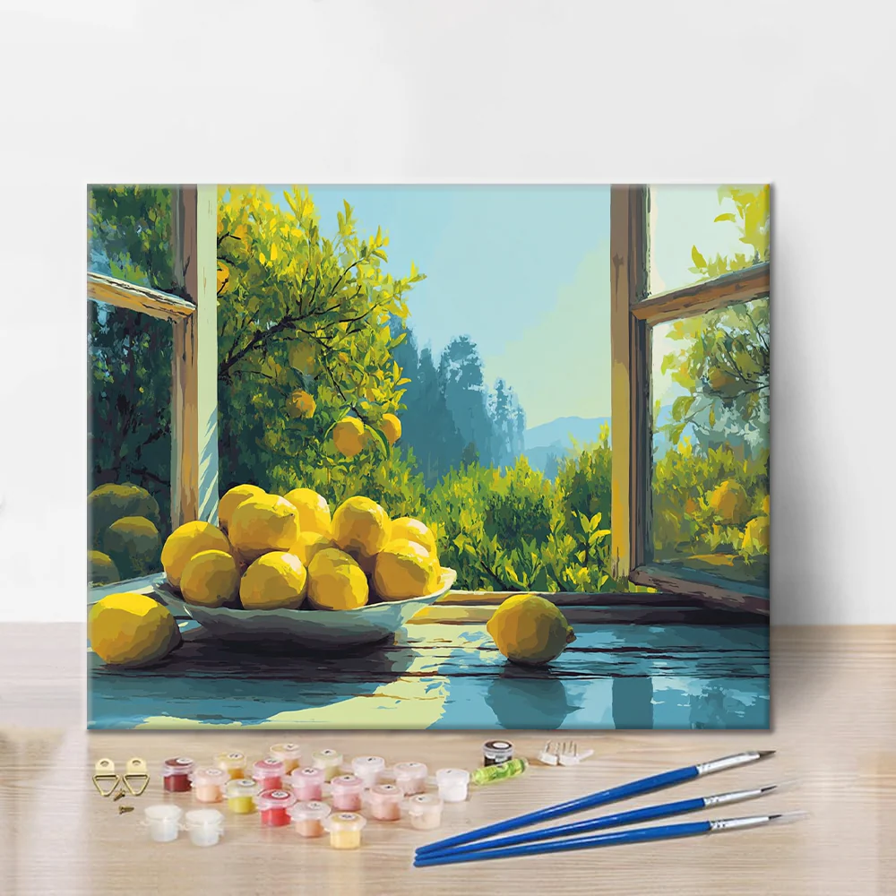 Lemon Morning - Paint by Numbers - Image 2