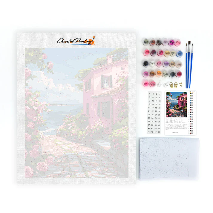 Rose Path - Paint by Numbers - Image 4