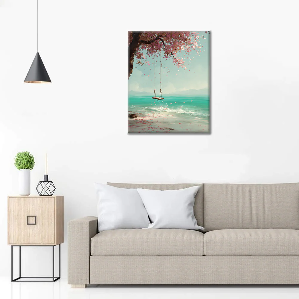 Sakura Swing - Paint by Numbers - Image 3