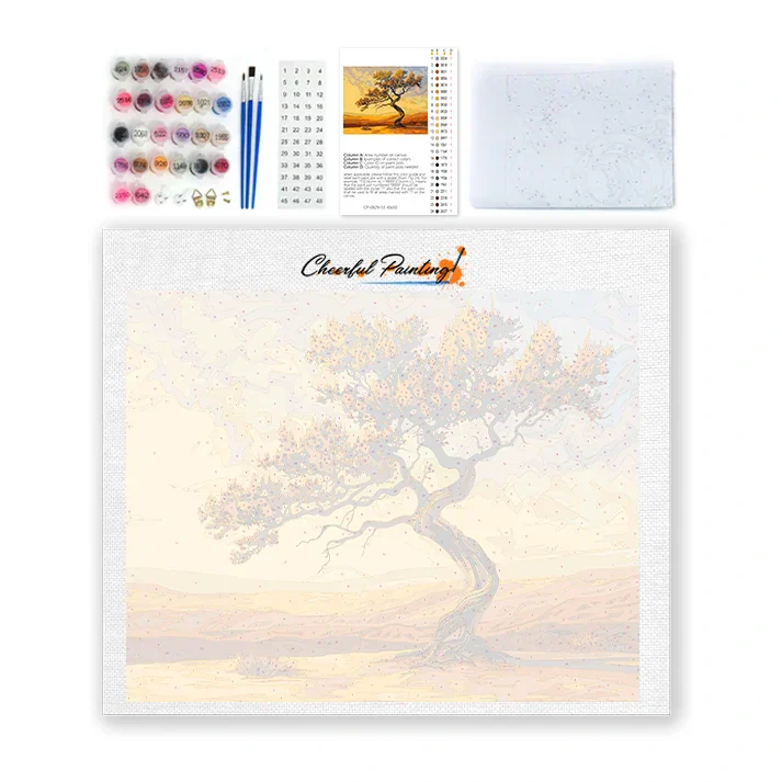 Desert Tree - Paint by Numbers - Image 4