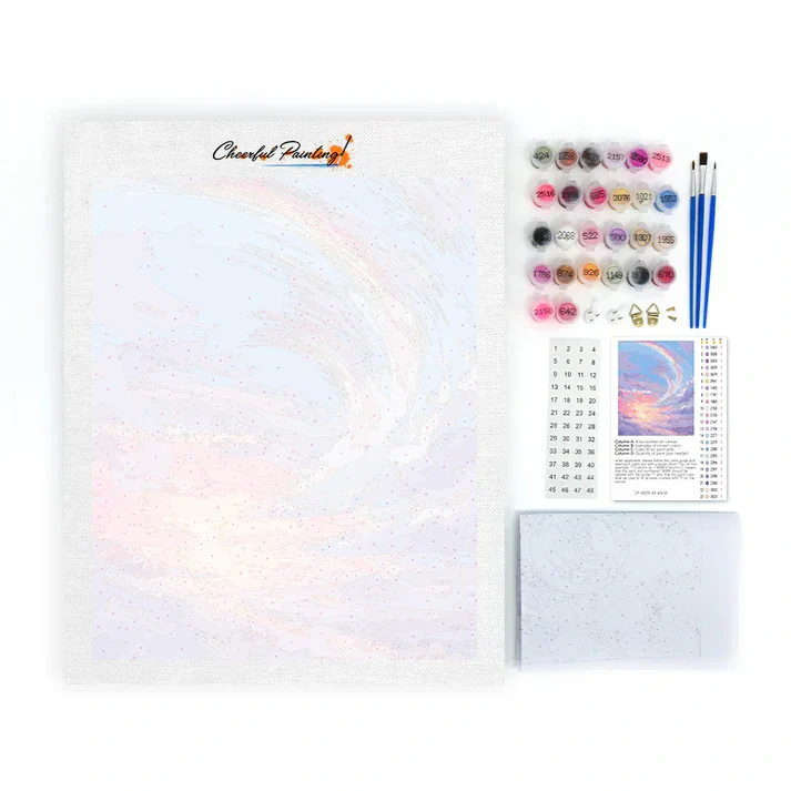 Dreamy Rainbow - Paint by Numbers - Image 4