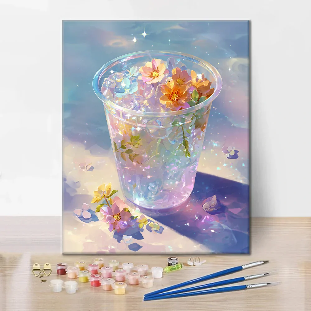 Floral Ice - Paint by Numbers - Image 2