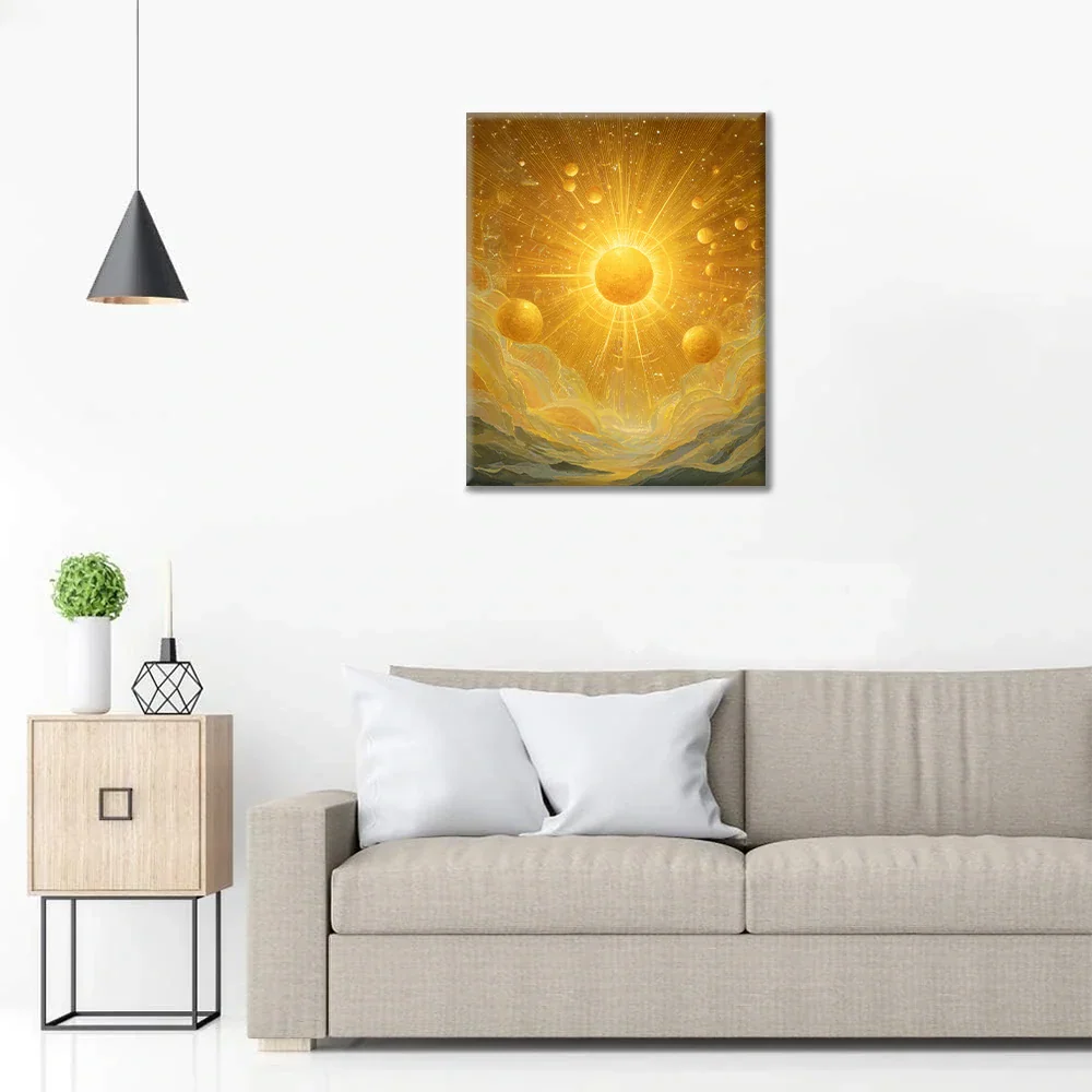 Golden Sun - Paint by Numbers - Image 3