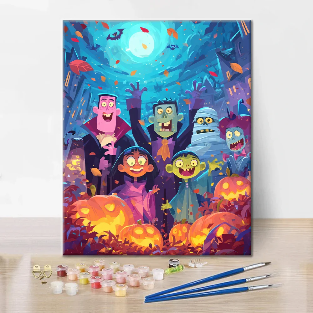 Monster Friends - Paint by Numbers - Image 2