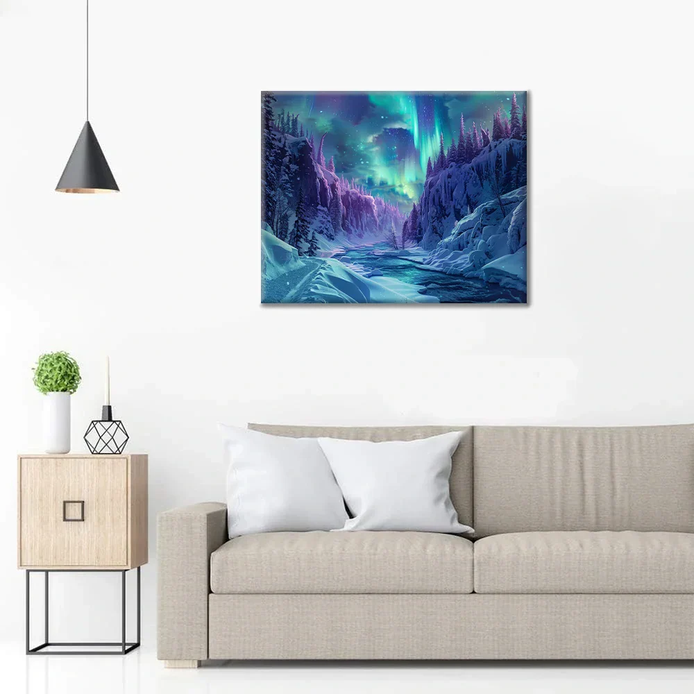 Northern Lights - Paint by Numbers - Image 3