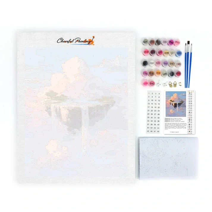 Sky Island - Paint by Numbers - Image 4