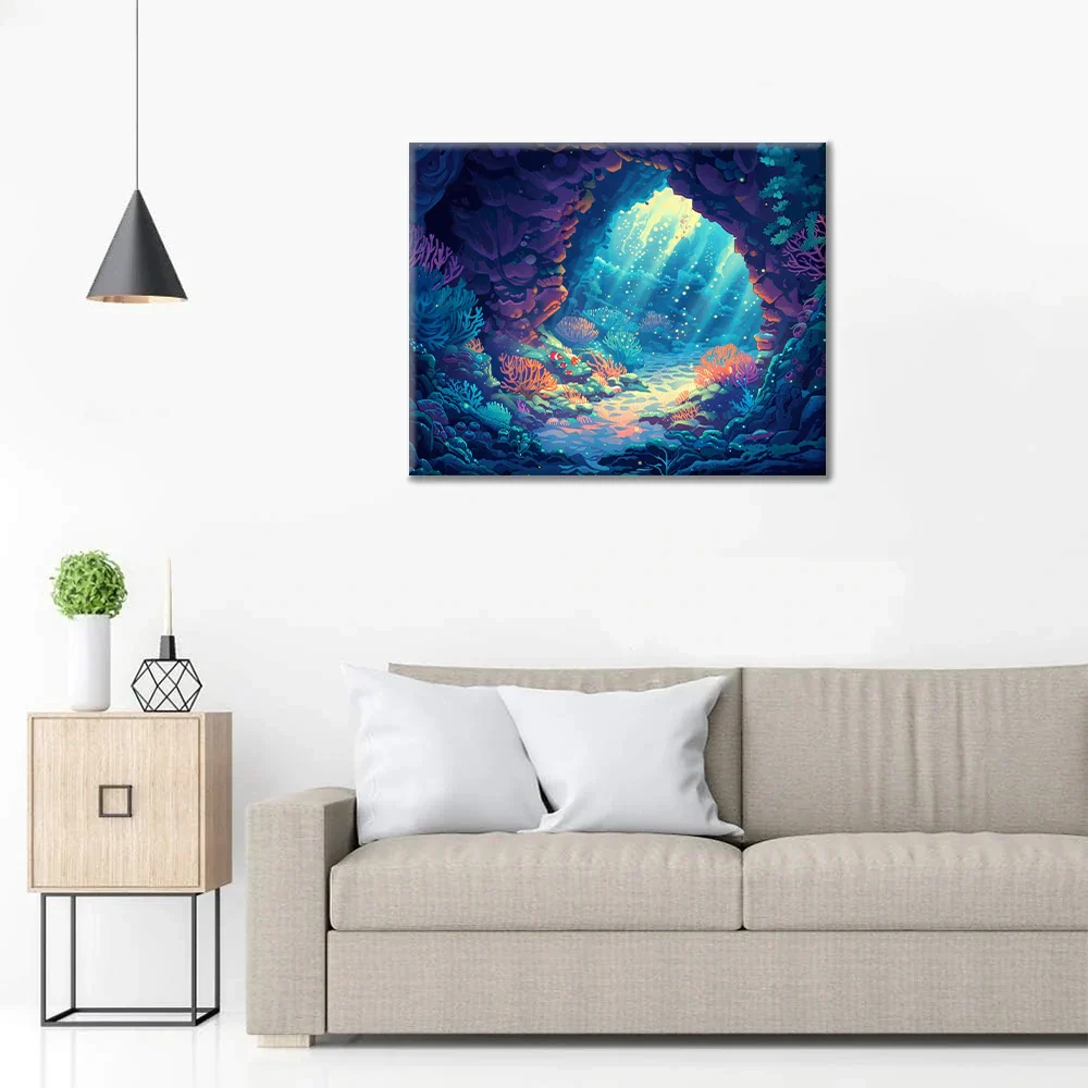 Underwater Paradise - Paint by Numbers - Image 3