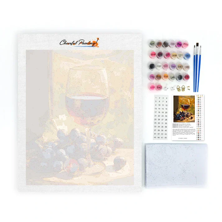 Wine - Paint by Numbers - Image 4
