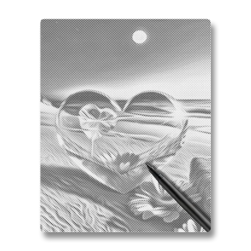 Crystal Heart - Dot Painting