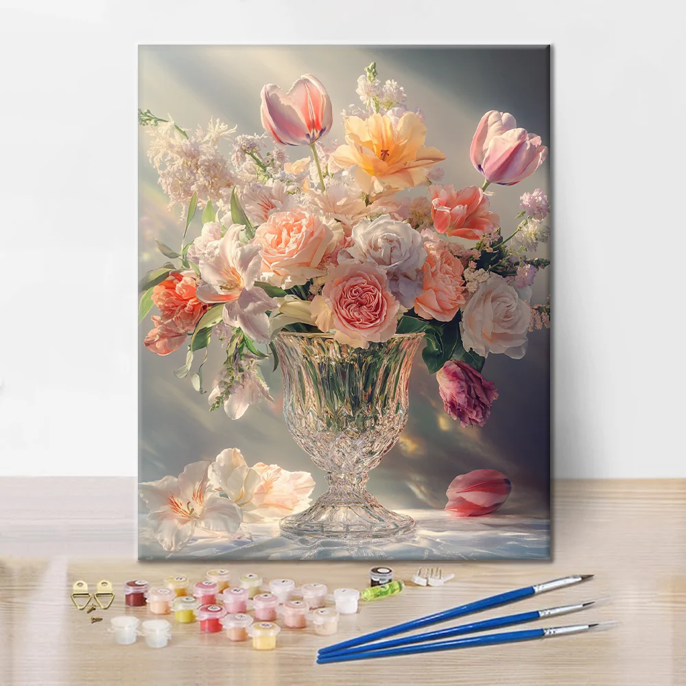 Crystal Vase - Paint by Numbers - Image 2