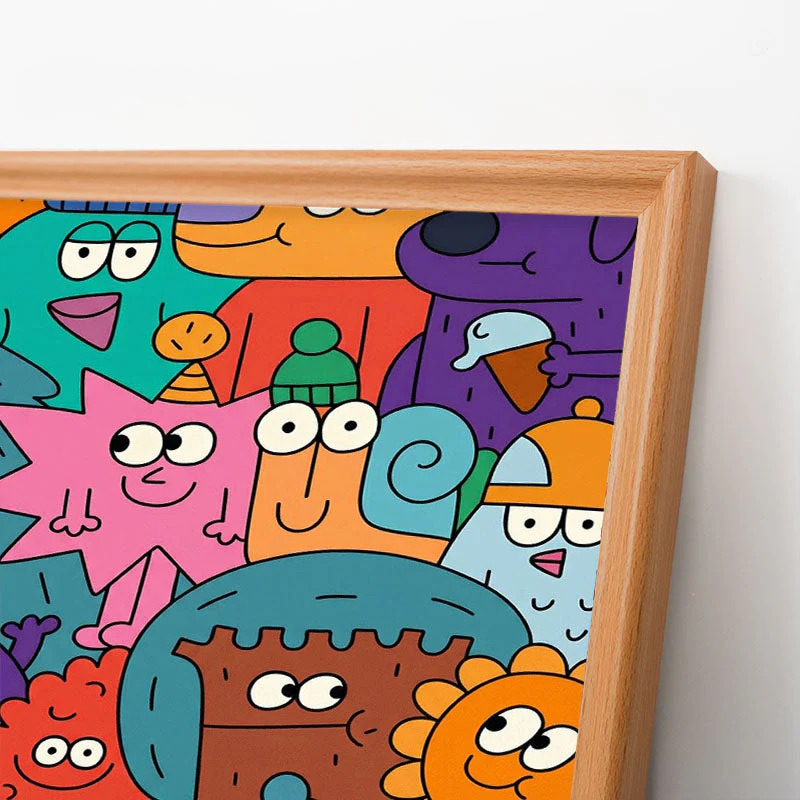 Faces of Things - Wooden Coloring Puzzle - Image 4