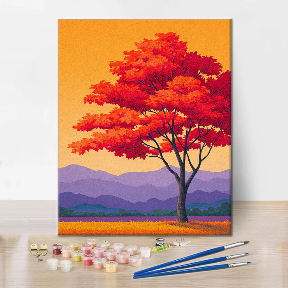 Flame of Autumn - Paint by Numbers - Image 2