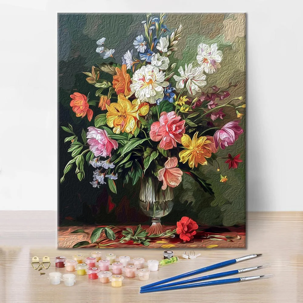 Flourishing Blossom - Paint by Numbers - Image 2