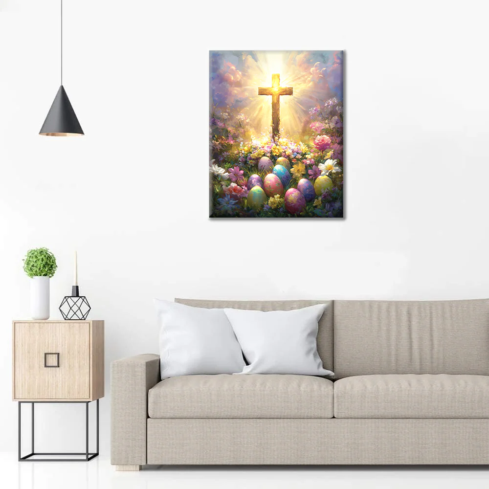 Glorious Easter Cross - Paint by Numbers - Image 3