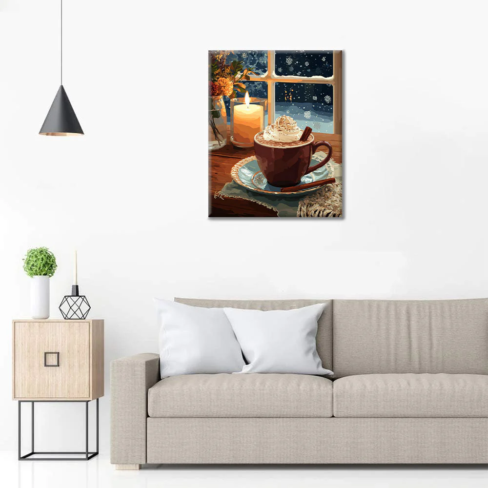 Holiday Hot Chocolate - Paint by Numbers - Image 3