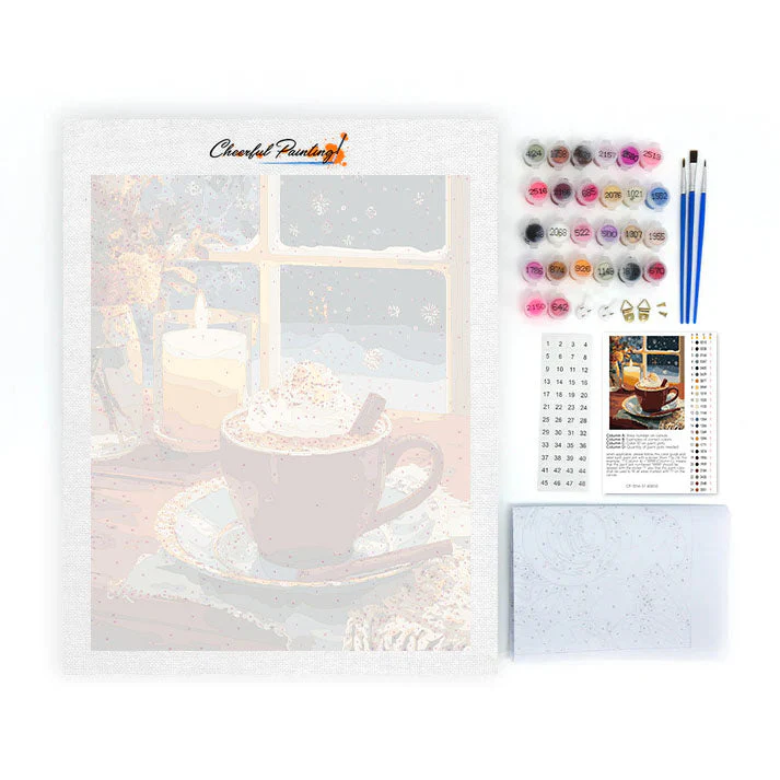 Holiday Hot Chocolate - Paint by Numbers - Image 4