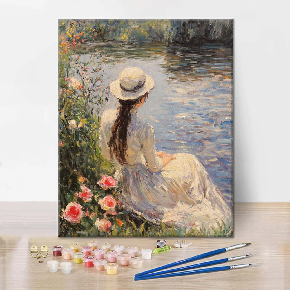 Lady of the Lake - Paint by Numbers - Image 2