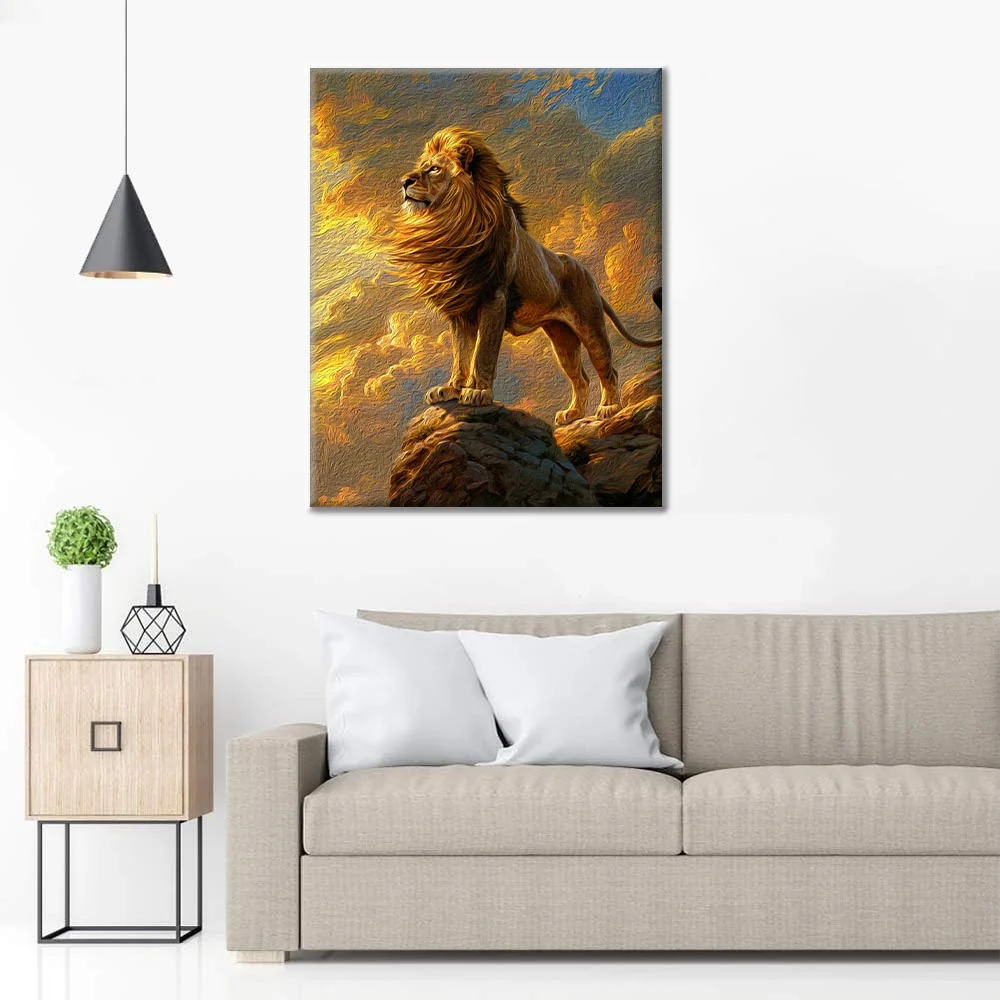Majestic Lion - Paint by Numbers - Image 3