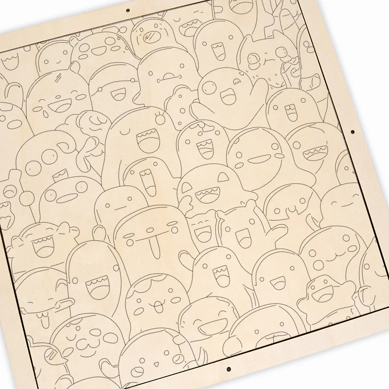 Mischief Monsters - Wooden Coloring Puzzle - Image 5