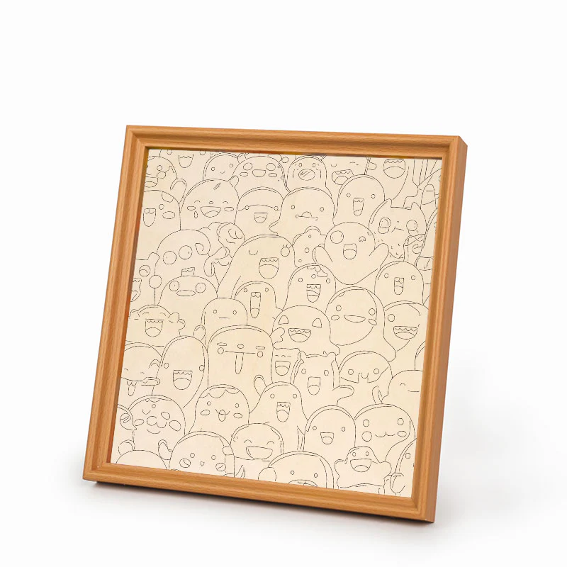 Mischief Monsters - Wooden Coloring Puzzle - Image 8