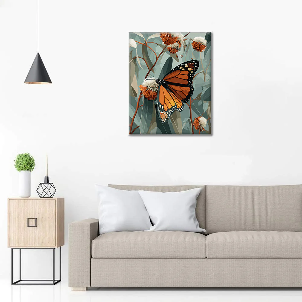 Monarch Butterly - Paint by Numbers - Image 3