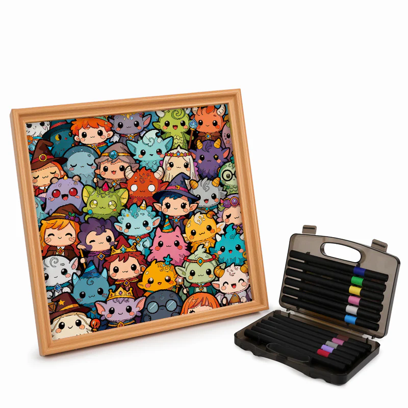 Monster Mash - Wooden Coloring Puzzle - Image 3