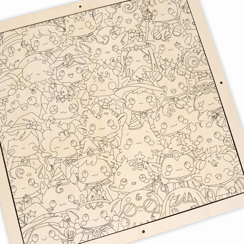Monster Mash - Wooden Coloring Puzzle - Image 5