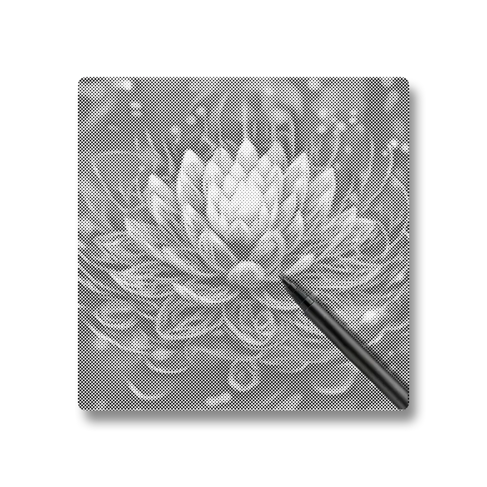 Mystical Lotus Flower - Dot Painting