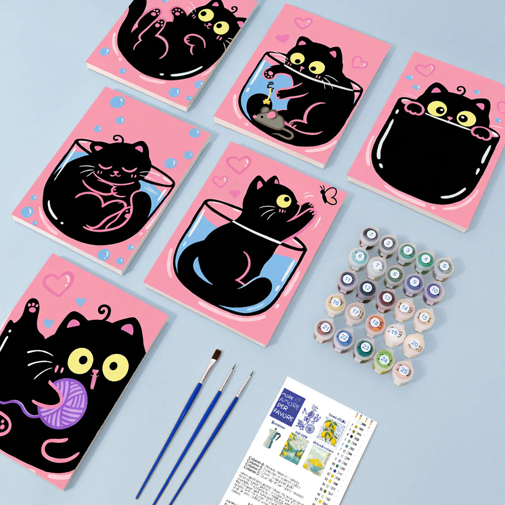 Pink Black Cats - Image 2
