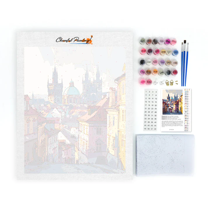 Prague - Paint by Numbers - Image 4