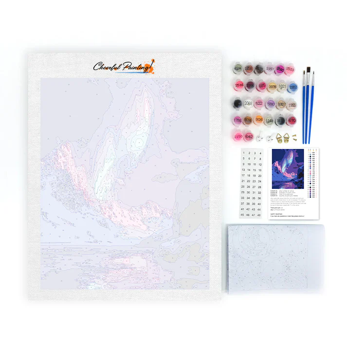 Psychedelic Aurora - Paint by Numbers - Image 4