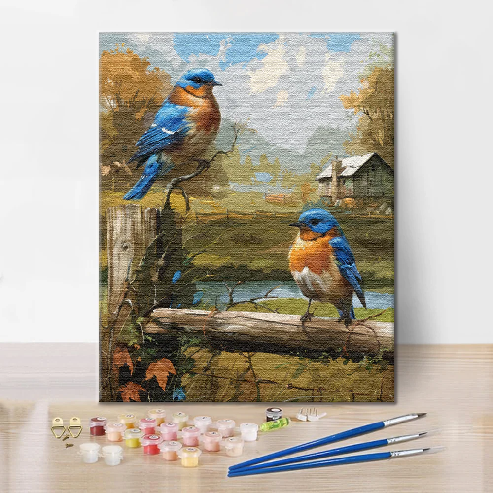 Redbreast - Paint by Numbers - Image 2