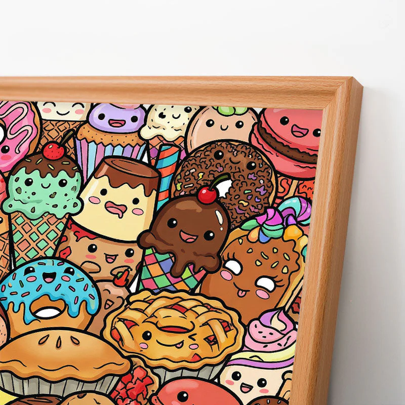 Snack Squad - Wooden Coloring Puzzle - Image 4